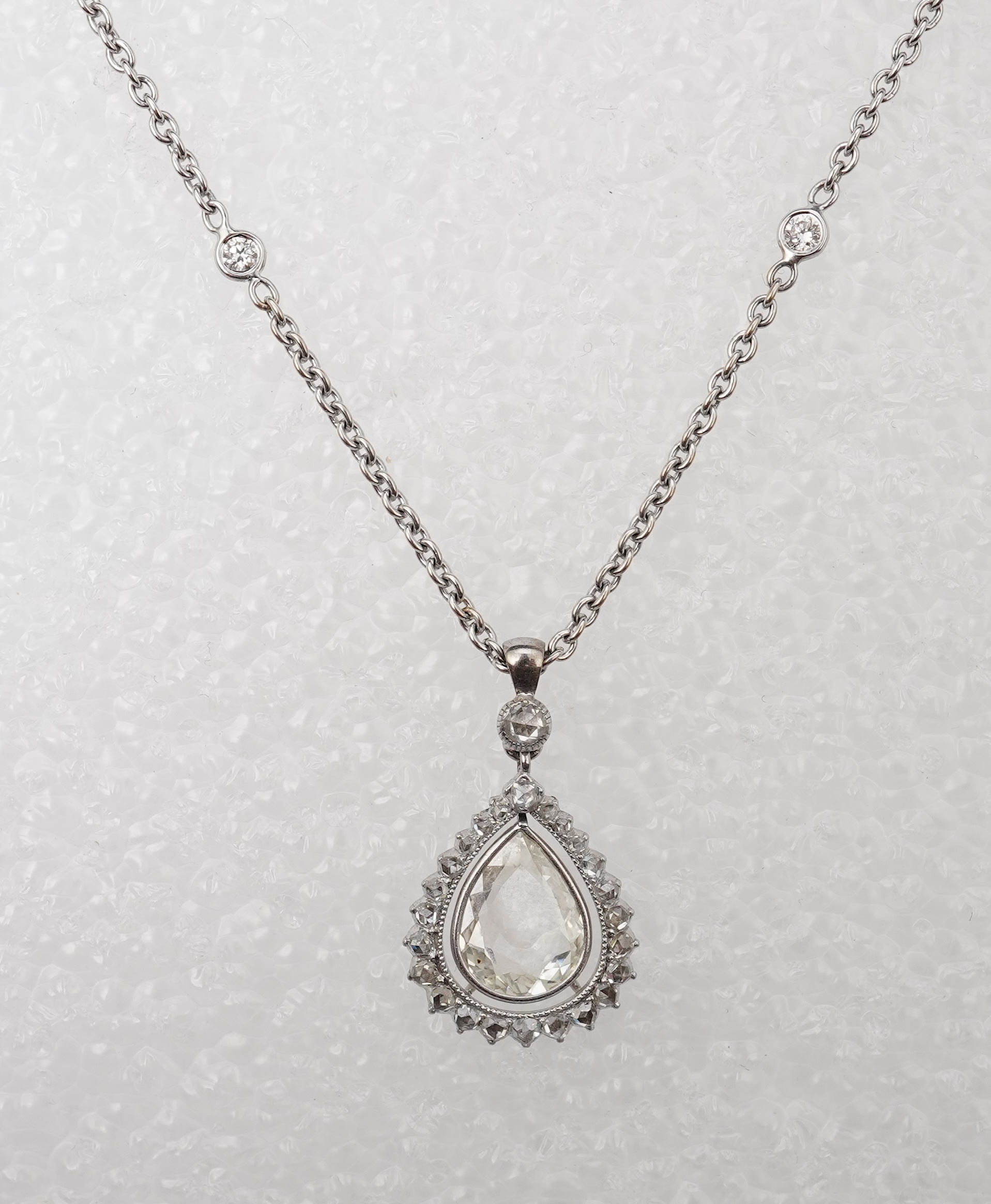 A diamond pendant